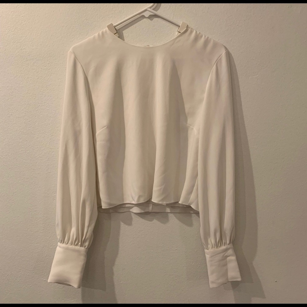 Babaton White Long Sleeve
